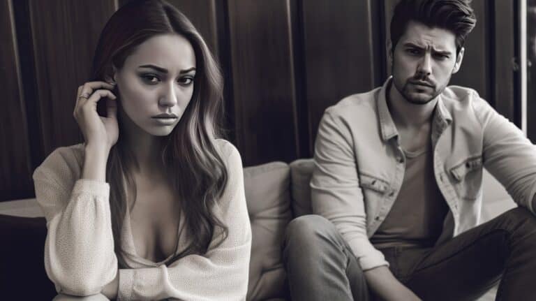 girlfriend unhappy with bad boyfriend