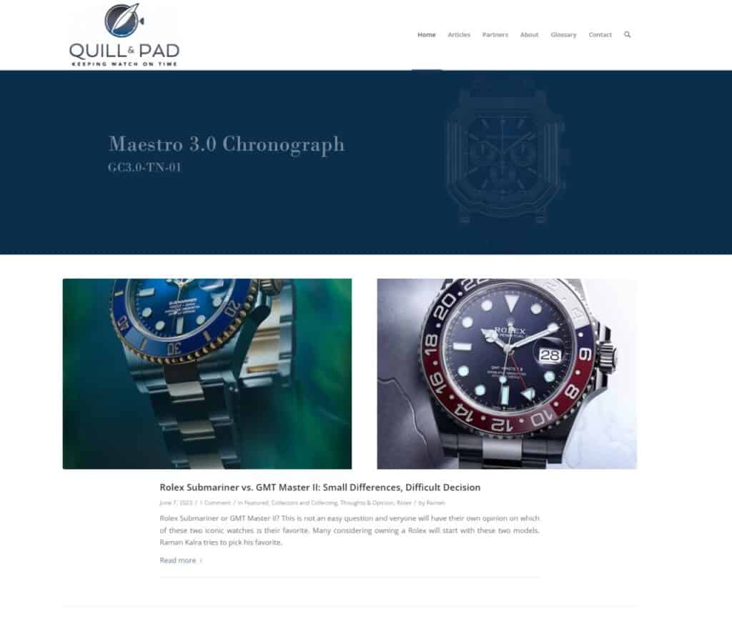 The 18 Best Watch Blogs for Watch Enthusiasts and Collectors in 2024 10 quill and pad website
