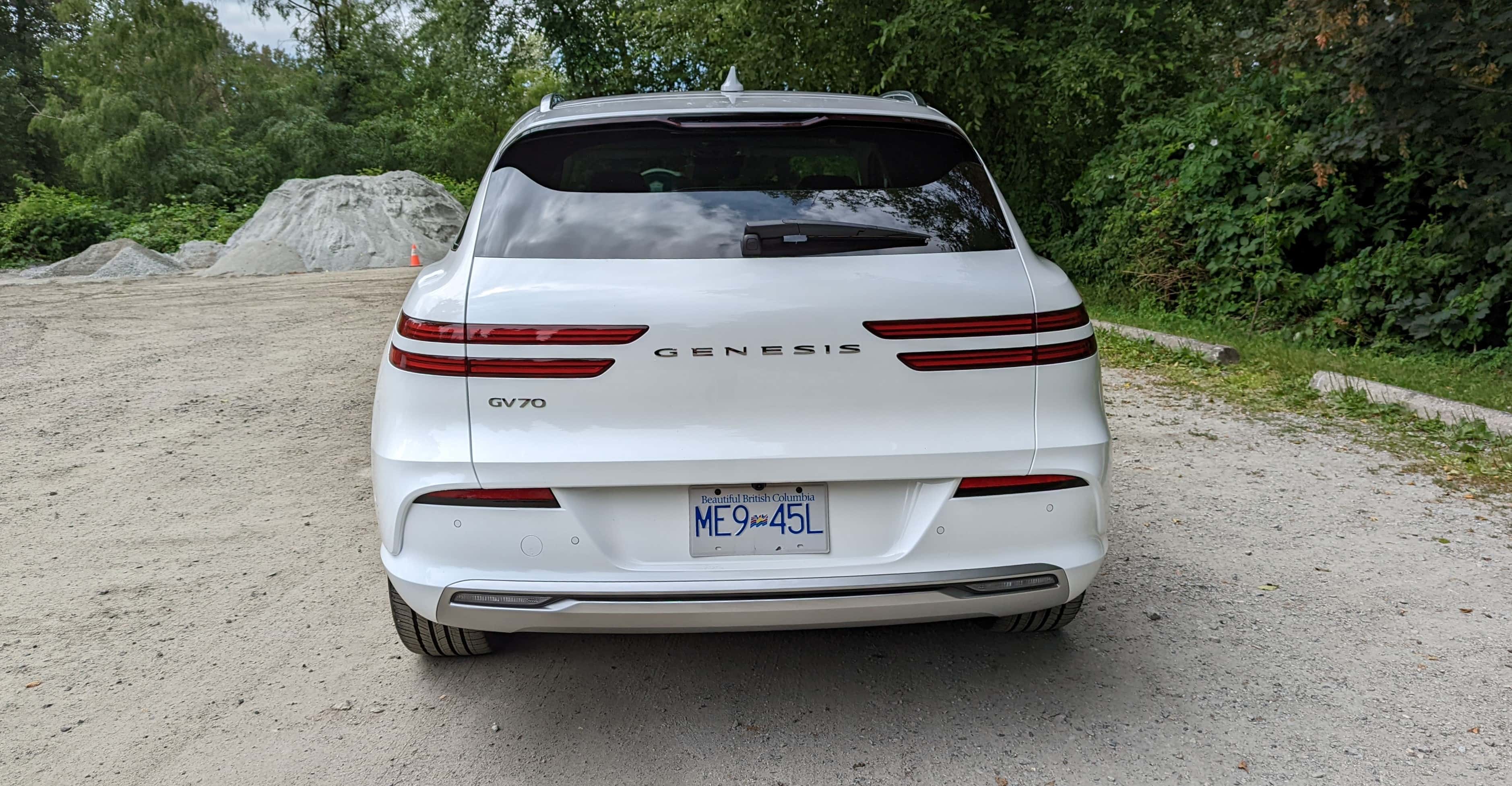 2023 Genesis Electrified GV70 Review 7 2023 Genesis Electrified GV70 Rear