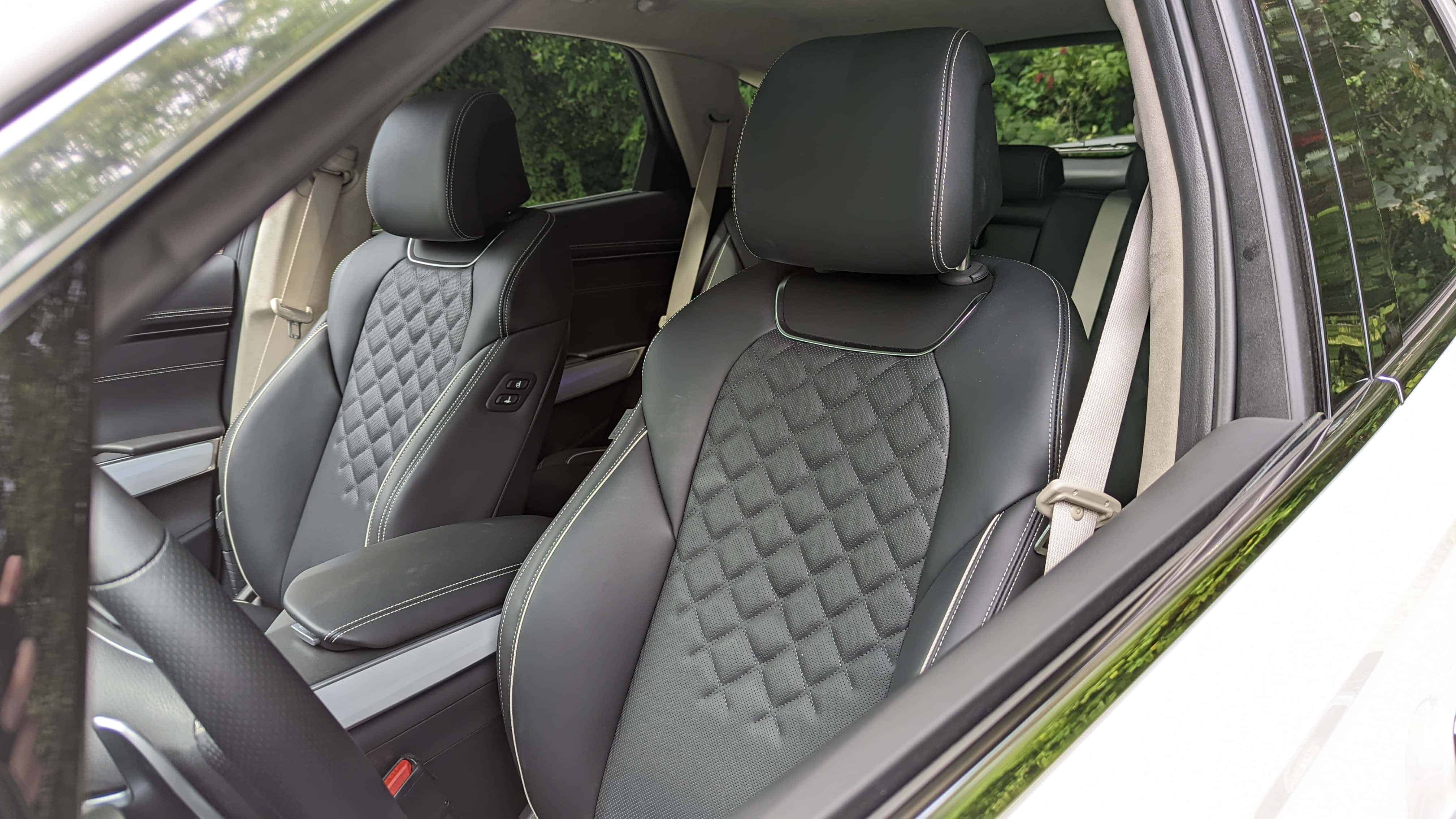 2023 Genesis Electrified GV70 Review 11 2023 Genesis Electrified GV70 front seats