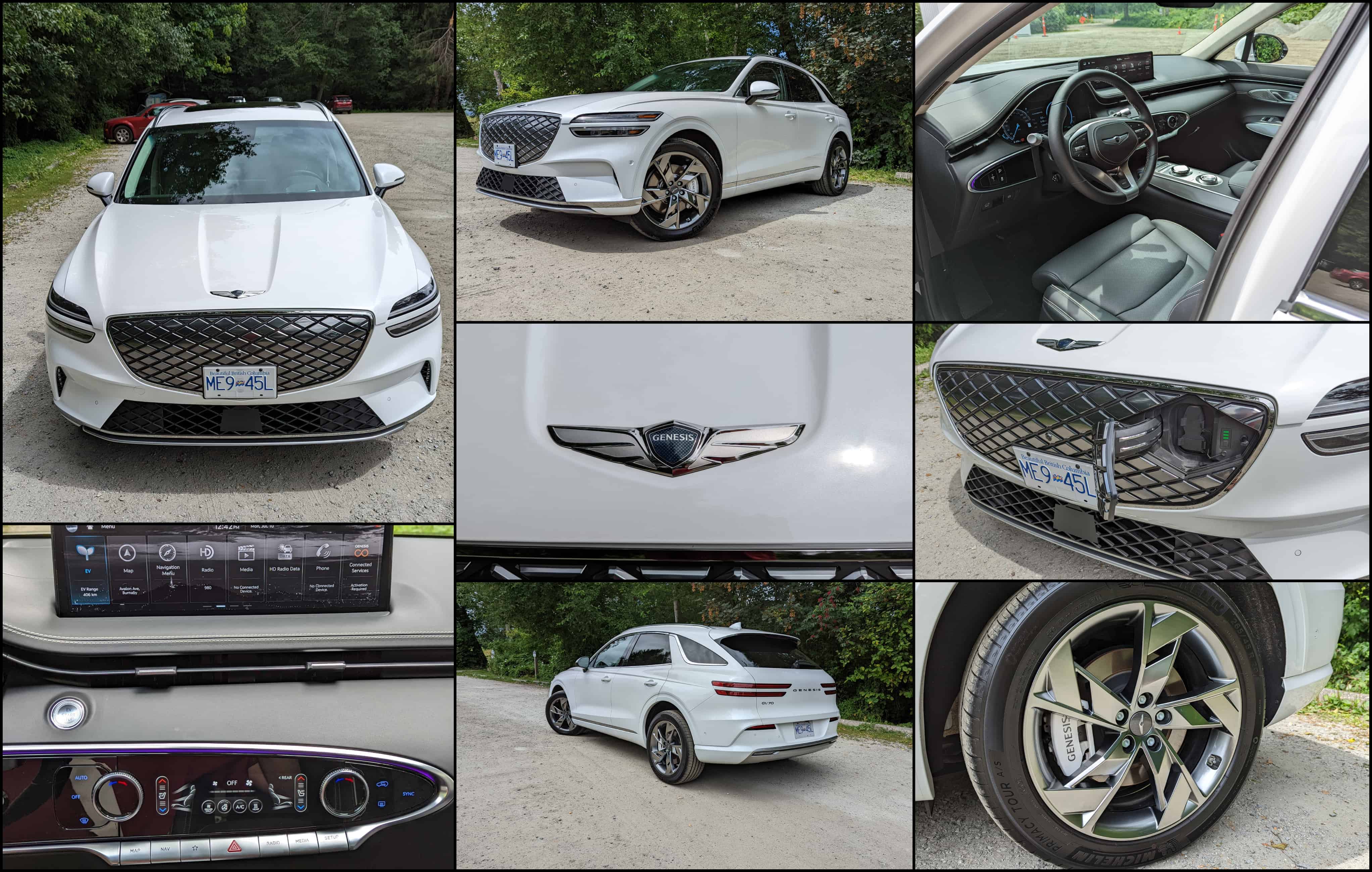 2023 Genesis Electrified GV70 Review 2 2023 Genesis GV70 Electrified Collage