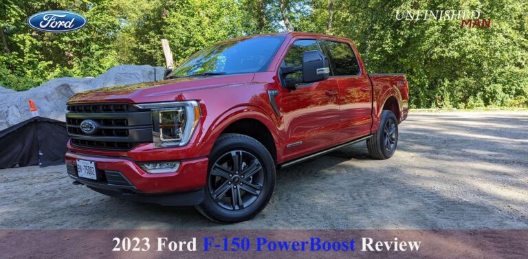 Ford F-150 Hybrid on gravel road