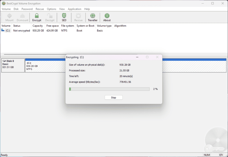 BestCrypt volume encryption 1