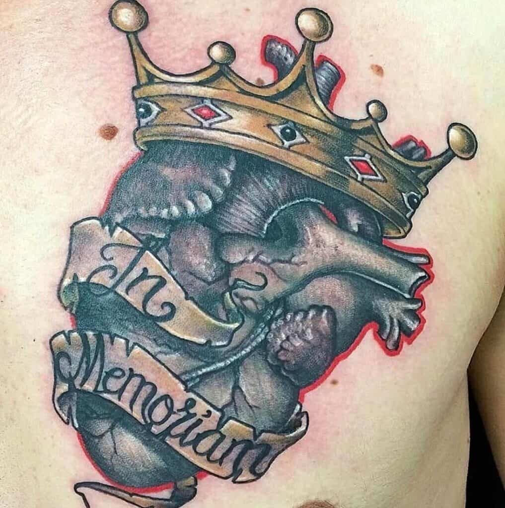 The Ultimate Guide to Crown Tattoos for Men: Design Ideas, Symbolism, and Inspiration in 2023 8 mens crown tattoo 15
