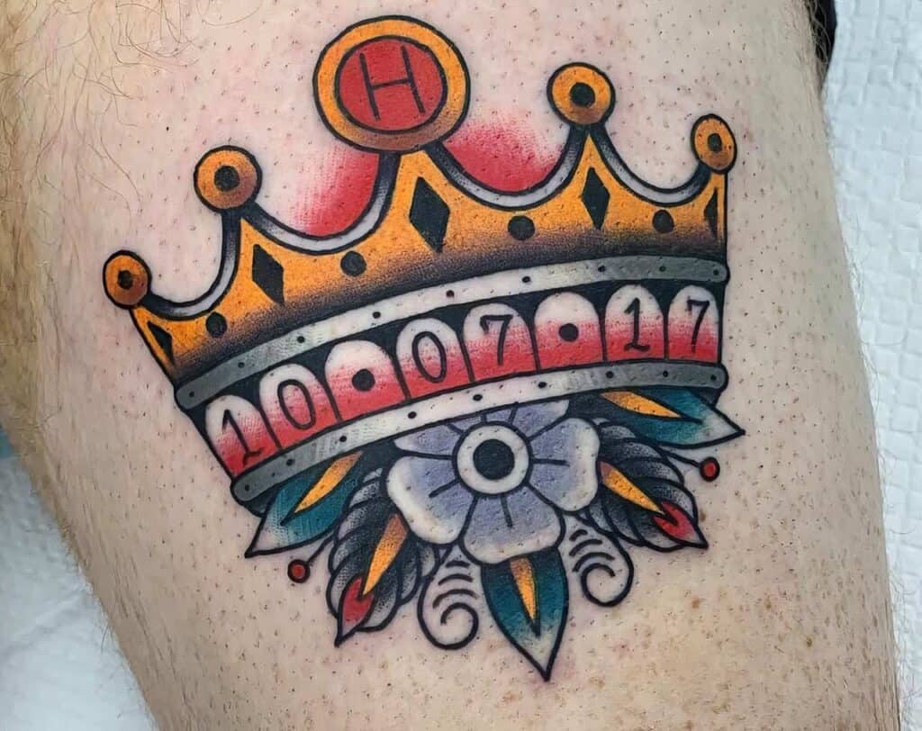 The Ultimate Guide to Crown Tattoos for Men: Design Ideas, Symbolism, and Inspiration in 2023 15 mens crown tattoo 25