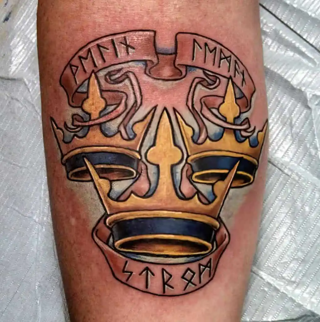 The Ultimate Guide to Crown Tattoos for Men: Design Ideas, Symbolism, and Inspiration in 2023 14 mens crown tattoo 26