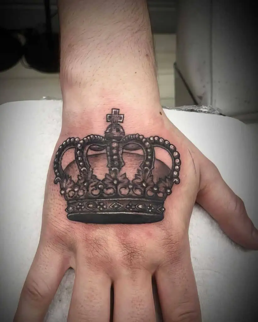The Ultimate Guide to Crown Tattoos for Men: Design Ideas, Symbolism, and Inspiration in 2023 9 mens crown tattoo 5