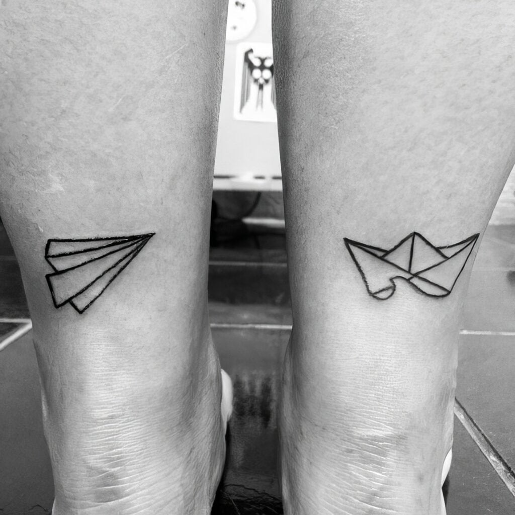 The Ultimate Guide to Paper Airplane Tattoos for Men 2 mens paper airplane tattoo 50