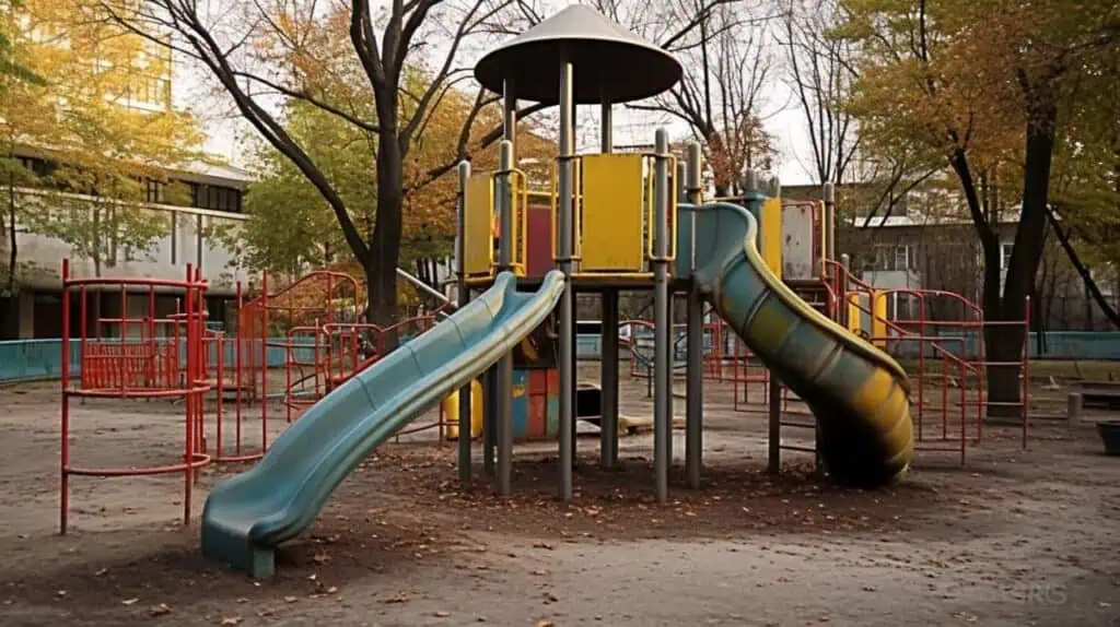 Why Modern Playgrounds Suck - The Death of Awesome Play Equipment 3 old dangerous play area