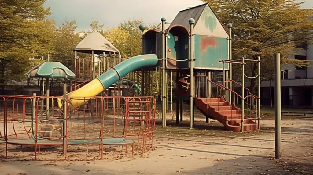 Why Modern Playgrounds Suck - The Death of Awesome Play Equipment 2 old dangerous playground