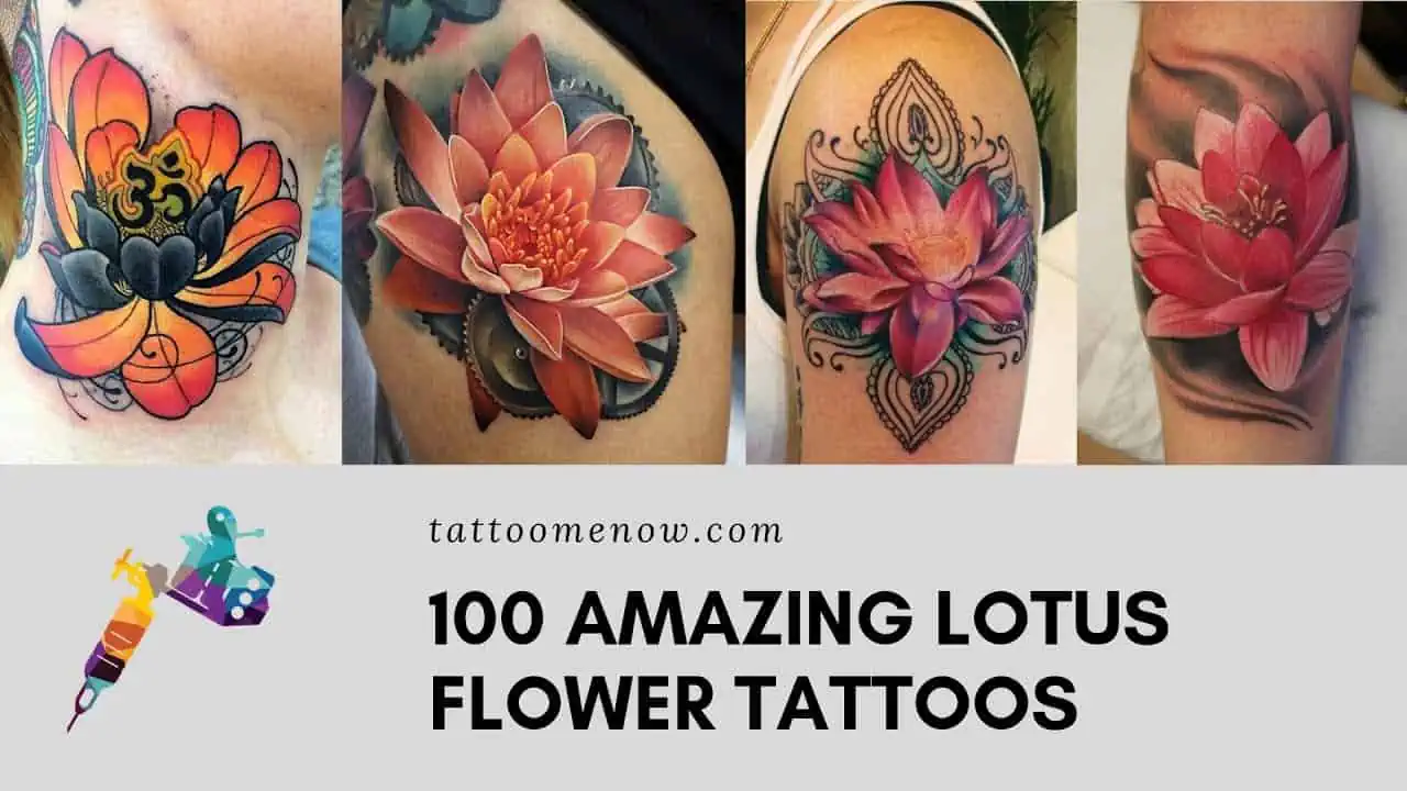 Meaningful Lotus Tattoos For Men A