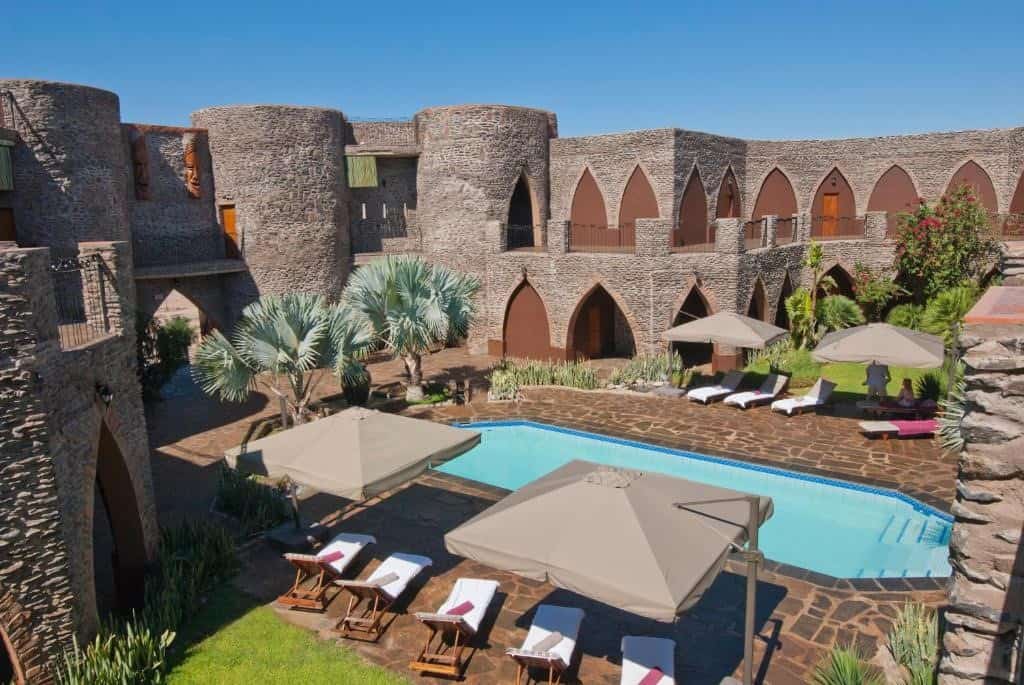 Safari in Style: The Art of Luxe Adventure in Namibia 2 Luxury hotel with swimming pool in Namibia