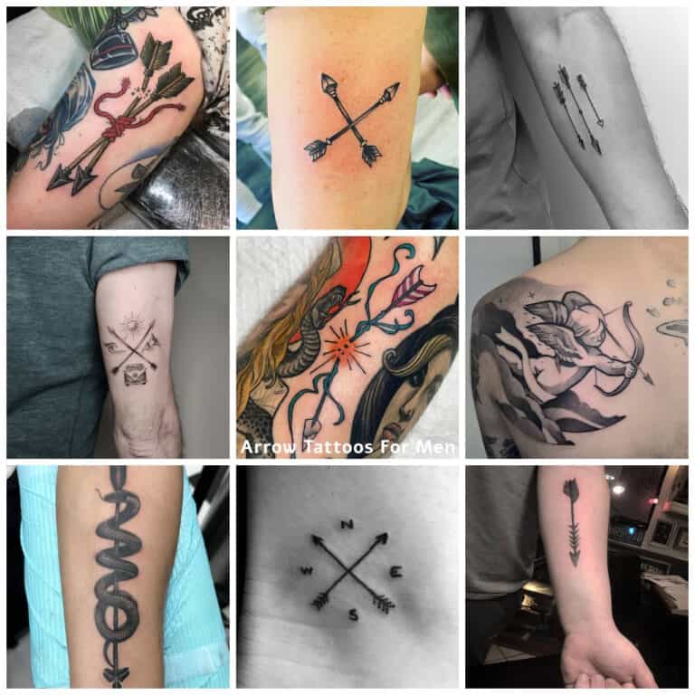 arrow tattoos for men