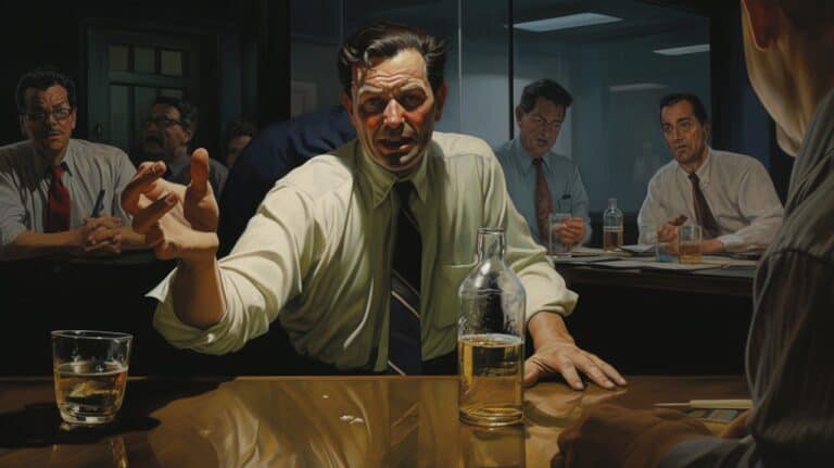 employee drinking at work 1