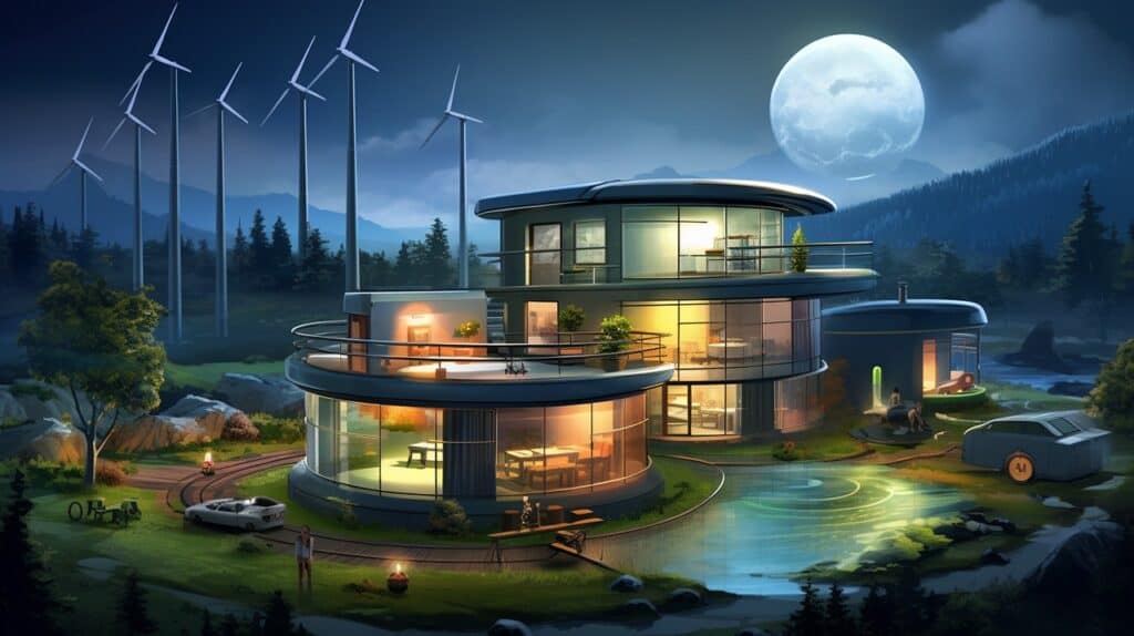 How to Save Money With Renewable Energy at Home 5 hormesis Illustrate a house with solar panels a wind turbine an 93ec883d 9ec3 4b95 9bb4 6d4351244902