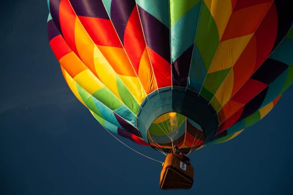 Safari in Style: The Art of Luxe Adventure in Namibia 3 hot air balloon