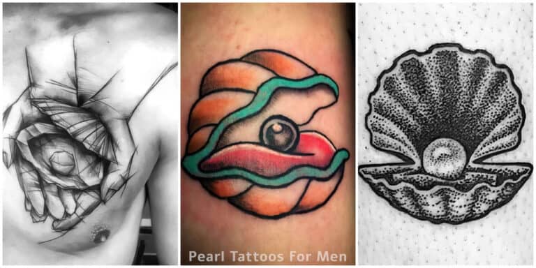pearl tattoos for men