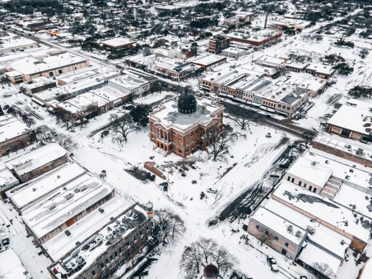 Georgetown TX snow