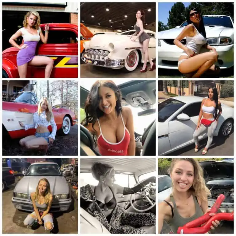 Hot Babes on Cars