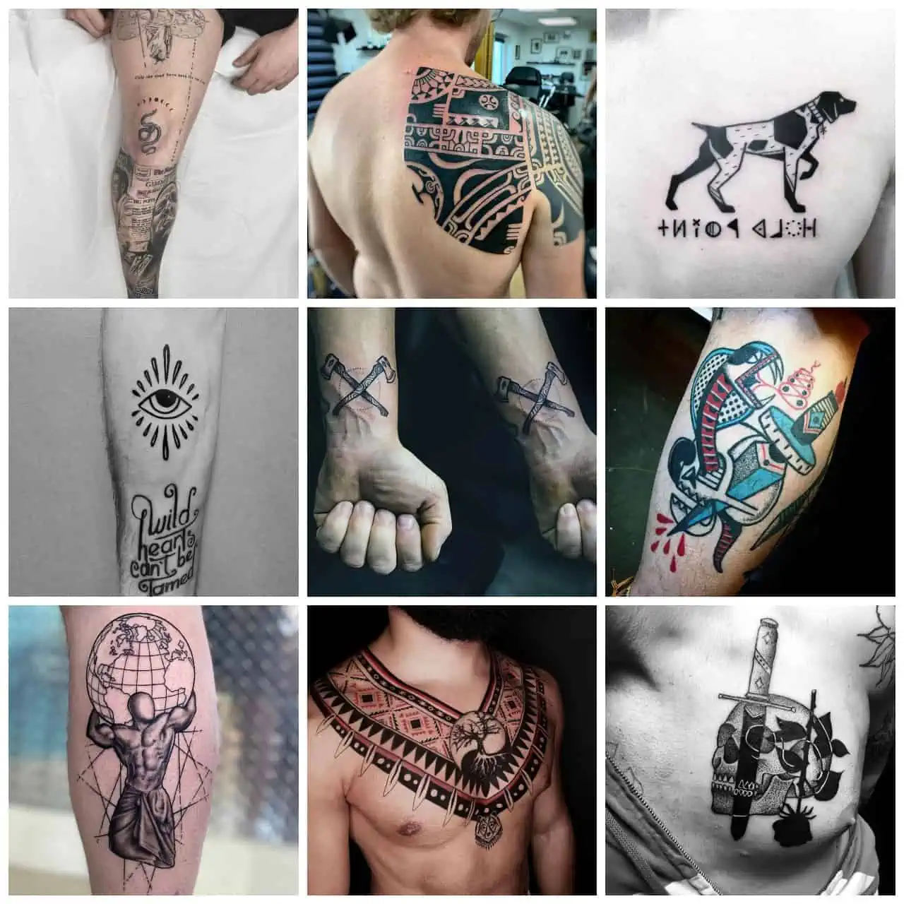 Masculine Tattoos