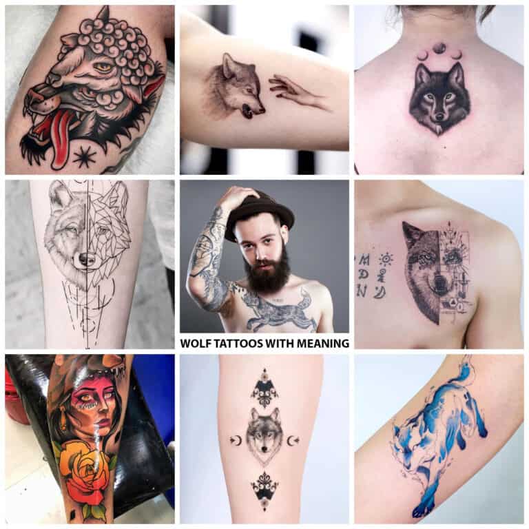 Wolf Tattoos with Meaning