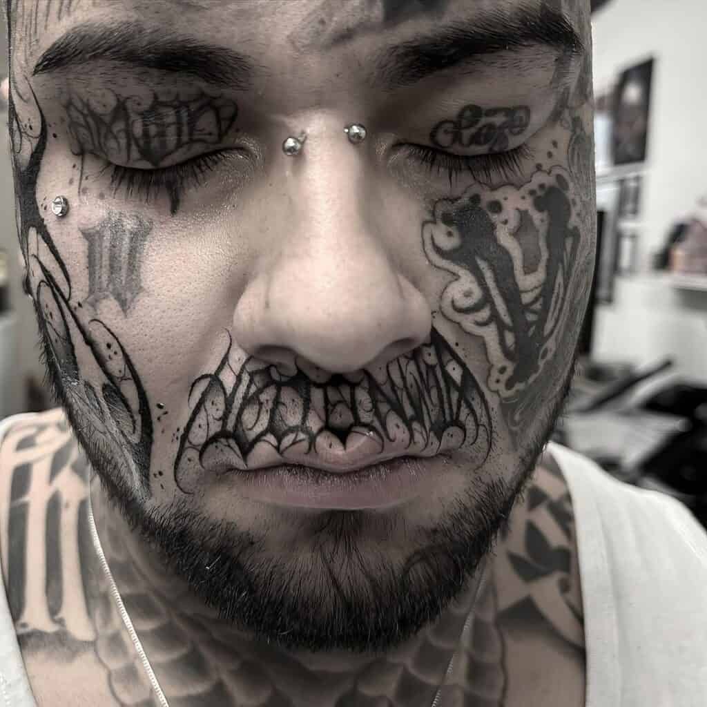 Face Tattoo Ideas 21