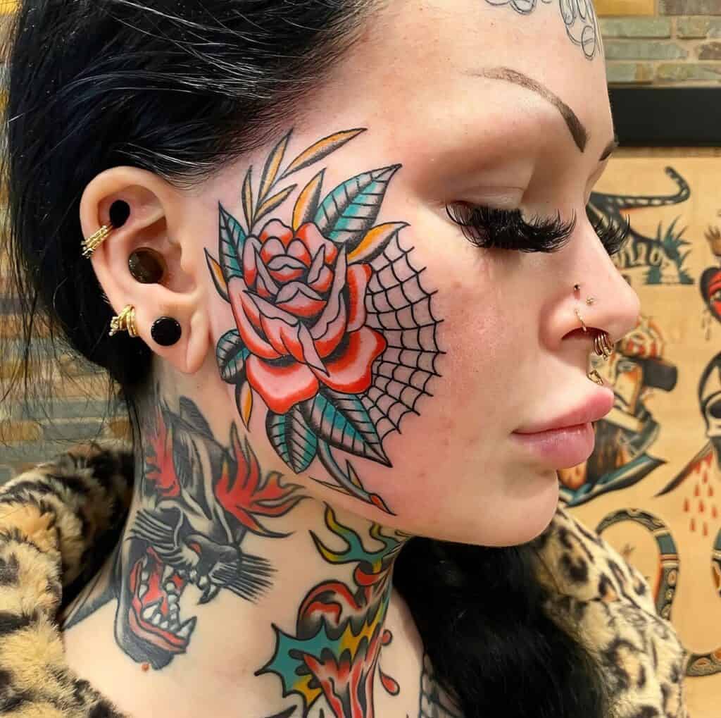 Face Tattoo Ideas 24