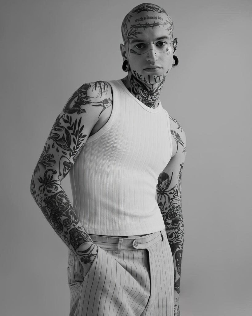 Face Tattoo Ideas 30