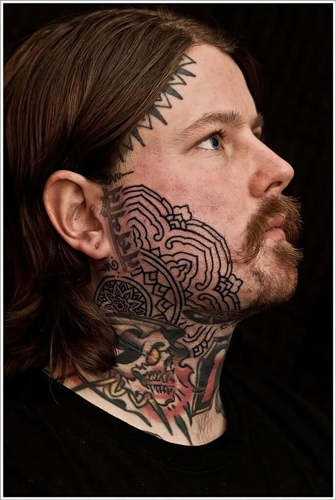 Face Tattoo Ideas 37