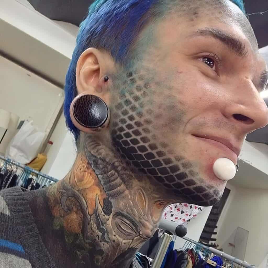 Face Tattoo Ideas 38