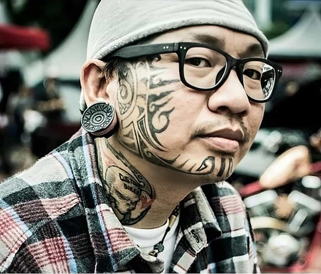 Face Tattoo Ideas 45