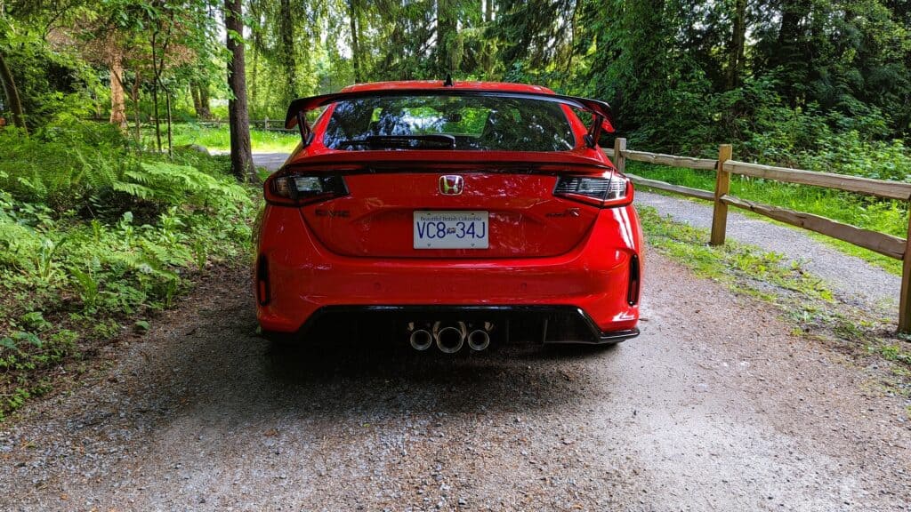 2024 Honda Civic Type R Review 10 2024 Honda Civic Type R Rear