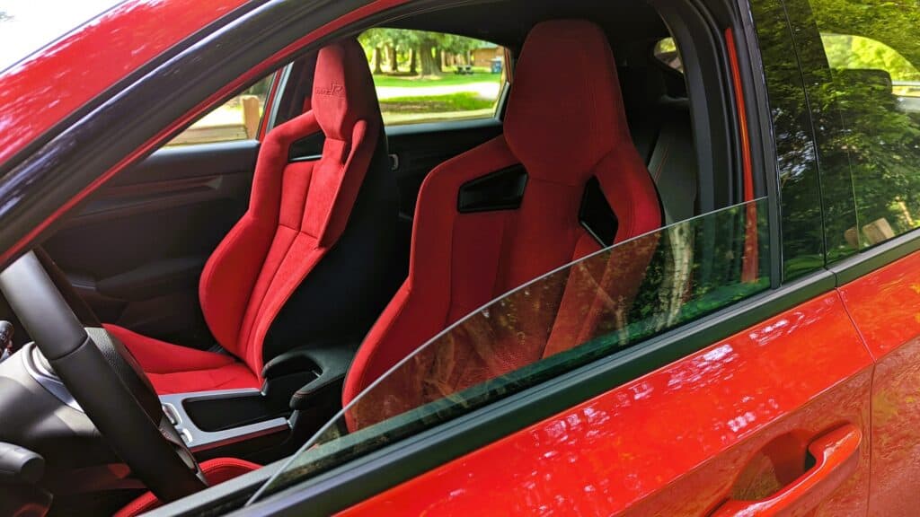 2024 Honda Civic Type R Review 13 2024 Honda Civic Type R Recarro Seats