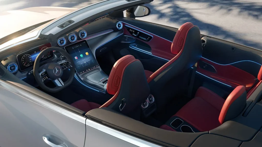 2024 Mercedes-Benz CLE 300 Cabriolet Review 4 2024 Mercedes Benz CLE 300 Cabriolet top down