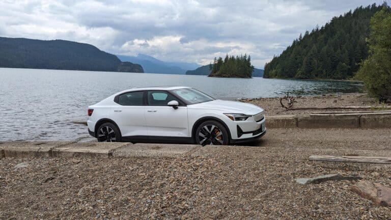 Polestar 2 by water