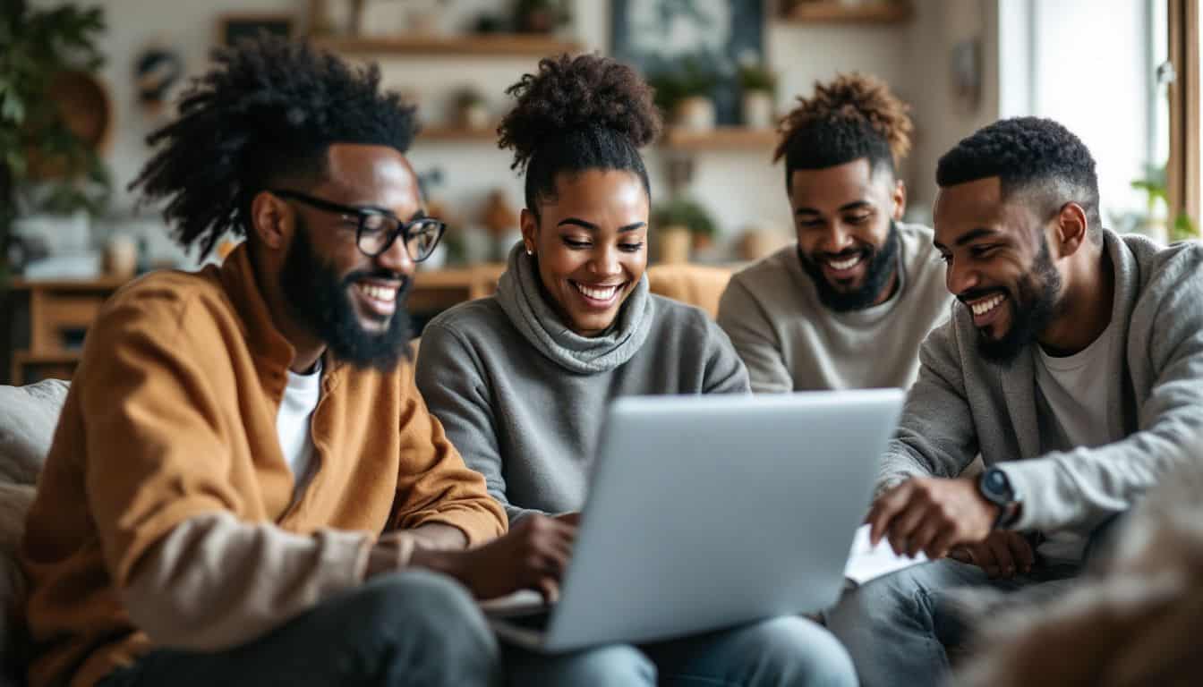 A diverse group of entrepreneurs and experts collaborating on online courses. A diverse group of entrepreneurs and experts collaborating on online courses.
