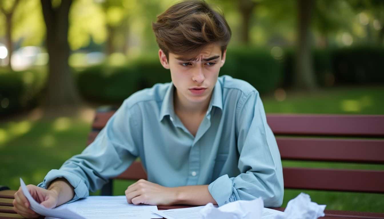 A determined teenage student reflects on their challenges and studies. A determined teenage student reflects on their challenges and studies.