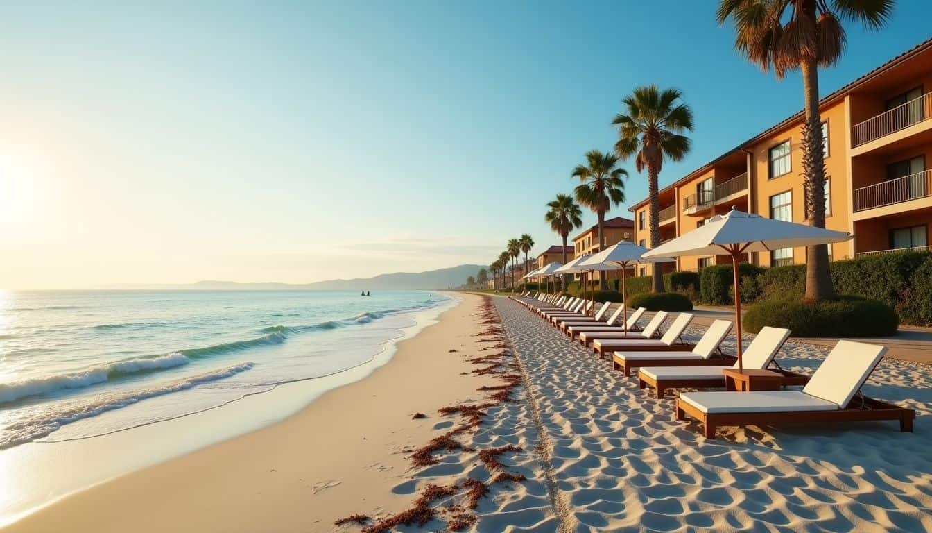 A beachfront timeshare property shows a mix of luxury and neglected maintenance. A beachfront timeshare property shows a mix of luxury and neglected maintenance.