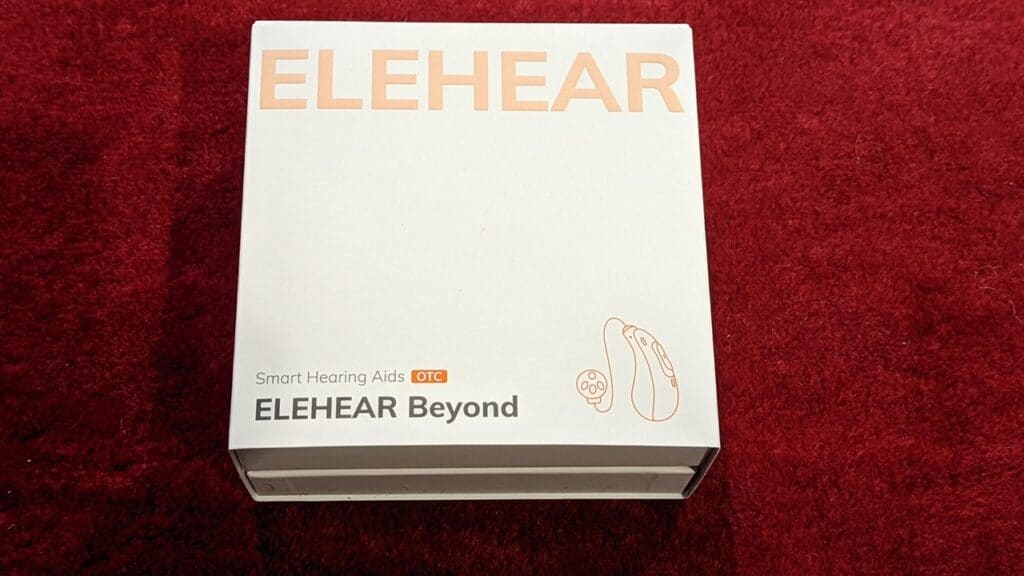 ELEHEAR Beyond Hearing Aid Review 6 ELEHEAR Beyond OTC Hearing Aid Box