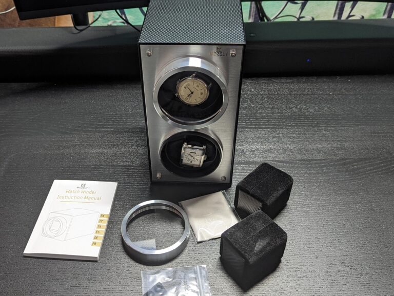 MOZSLY Double Watch Winder Hands On Review