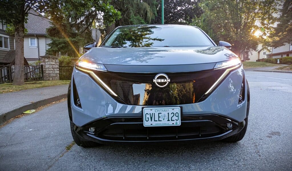 2024 Nissan Ariya Platinum+ E-Force Review 5 2024 Nissan Ariya Front