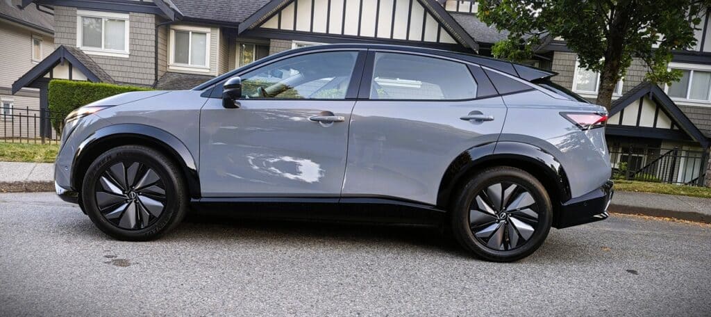2024 Nissan Ariya Platinum+ E-Force Review 2 2024 Nissan Ariya Side