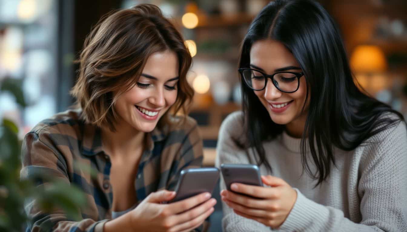 Two friends managing friendship loans in a cozy coffee shop. Two friends managing friendship loans in a cozy coffee shop.