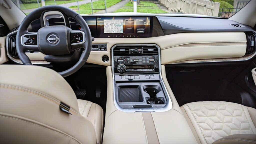 2025 Nissan Armada Platinum Reserve Review 9 2025 Nissan Armada Interior