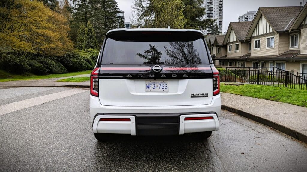 2025 Nissan Armada Platinum Reserve Review 7 2025 Nissan Armada Rear