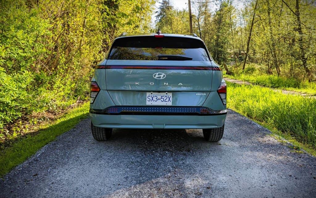 2025 Hyundai Kona Electric Review 8 2025 Hyundai Kona EV Rear
