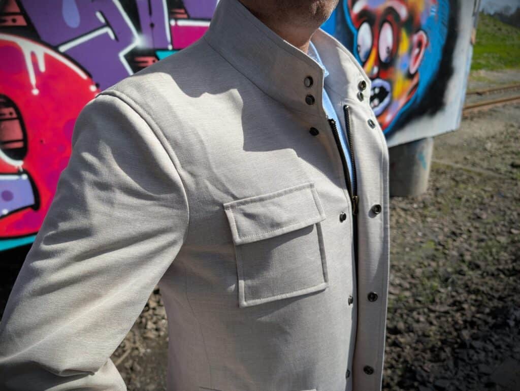 Ultimate Hockerty Custom Men's Field Jacket Review: Worth It? 2 Handsome Man Wearing Hockerty Custom Field Jacket