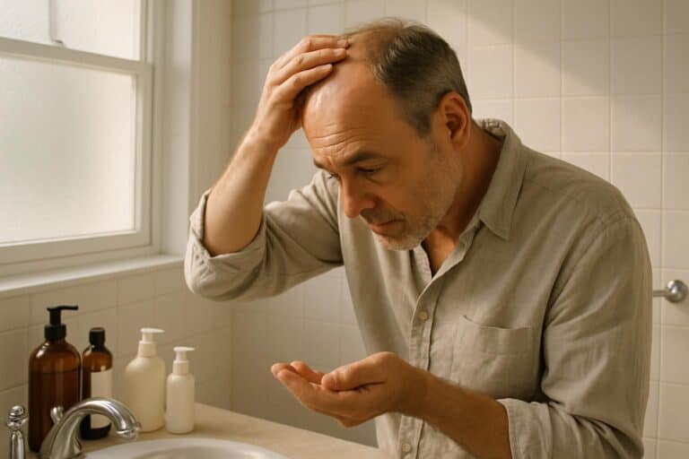best hair care routine for men with thinning hair 380402997