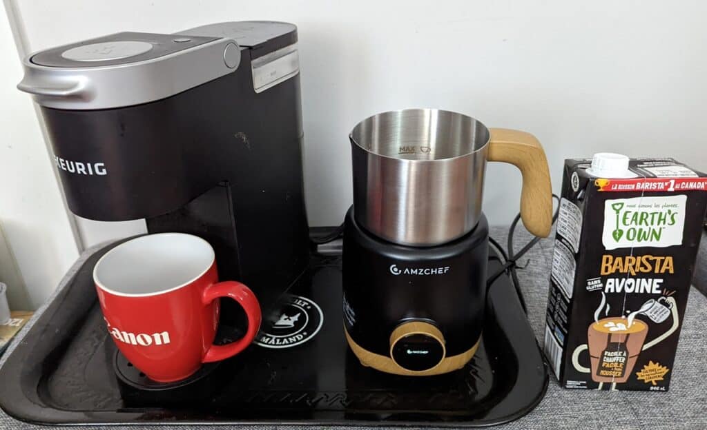 AMZCHEF Milk Frother Review: Worth the Whirl or Just Foam? 5 AMZCHEF Milk Frother oat milk almond milk