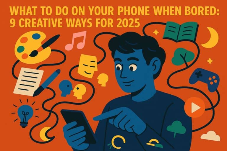 What to Do on Your Phone When Bored
